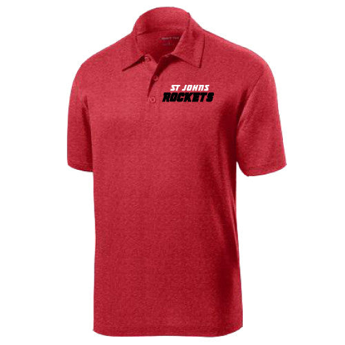 Mens Heather Contender Polo