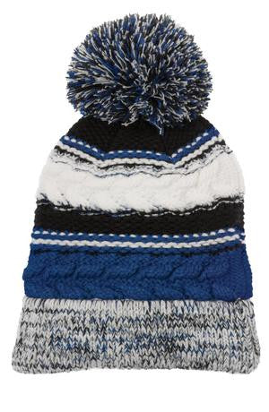 Polar Bear Pom-Beanie