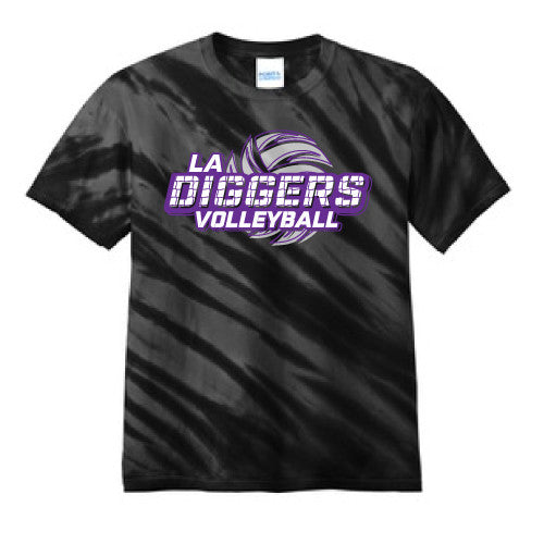 Tiger Tie-Dye Diggers Tee - PC148