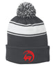 Cardinals - Stripe Pom Pom Beanie