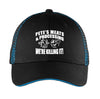 Port Authority® Double Mesh Snapback Sandwich Bill Cap