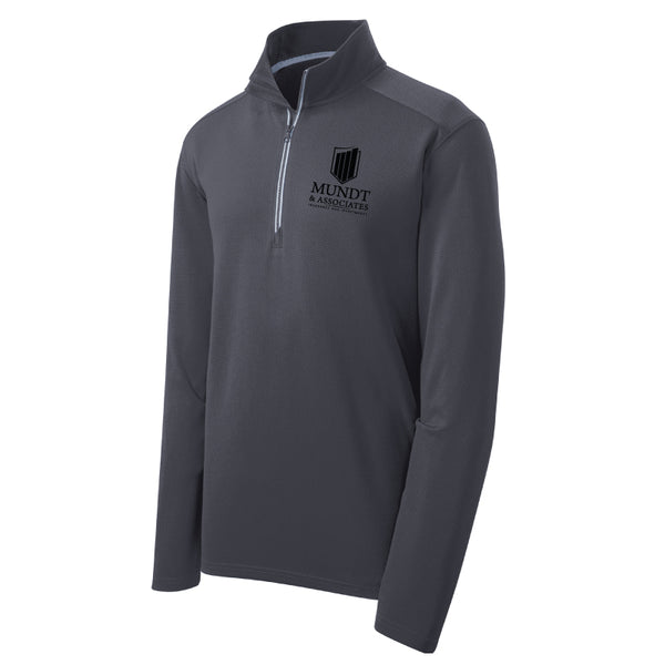 Mundt and Associates - Sport-Wick® Textured 1/4-Zip Pullover
