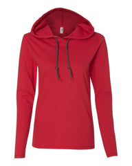Cardinals - Women's Lightweight Long Sleeve Hooded T-Shirt - 887L