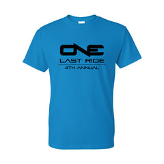 One Last Ride - Gildan - DryBlend 50/50 T-Shirt - 8000 - Light Blue