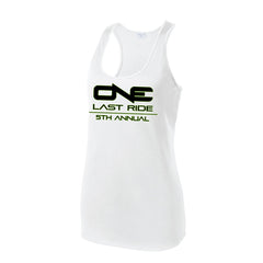 One Last Ride - Sport-Tek® Ladies PosiCharge® Competitor™ Racerback Tank - White