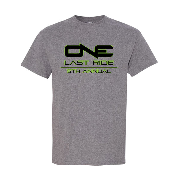 One Last Ride - Gildan - DryBlend 50/50 T-Shirt - 8000 - Grey