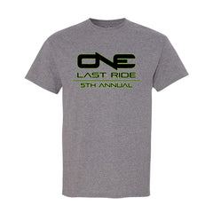 One Last Ride - Gildan - DryBlend 50/50 T-Shirt - 8000 - Grey