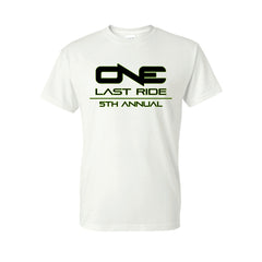 One Last Ride - Gildan - DryBlend 50/50 T-Shirt - 8000 - White