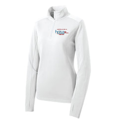 Sport-Tek® Ladies Sport-Wick® Textured 1/4-Zip Pullover - LST860