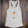 For Fox Sake - Black Letters - Fitness Workout Tank - Motivation